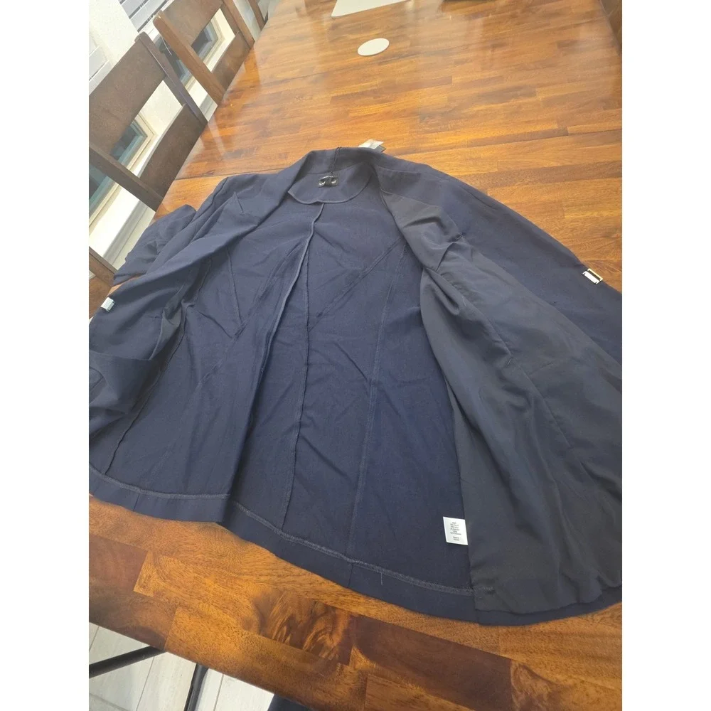 Lane Bryant Blazer 28 The Bryant Blazer Navy New‎ With Tags.             Sku 99